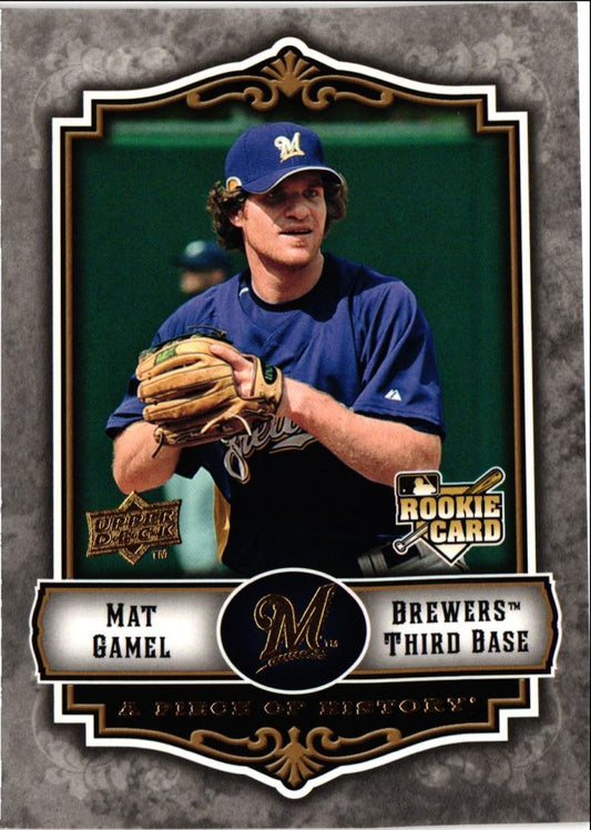 2009 Upper Deck A Piece of History Mat Gamel