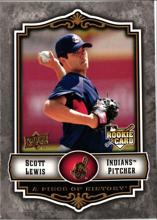 2009 Upper Deck A Piece of History Scott Lewis