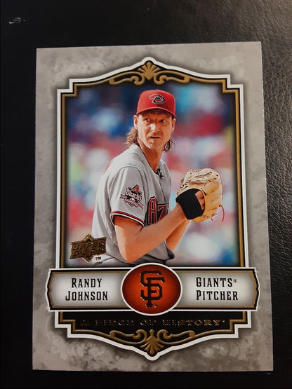 2009 Upper Deck A Piece of History Randy Johnson