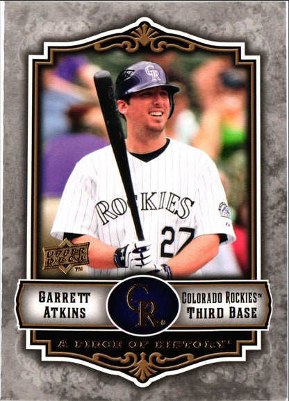 2009 Upper Deck A Piece of History Garrett Atkins