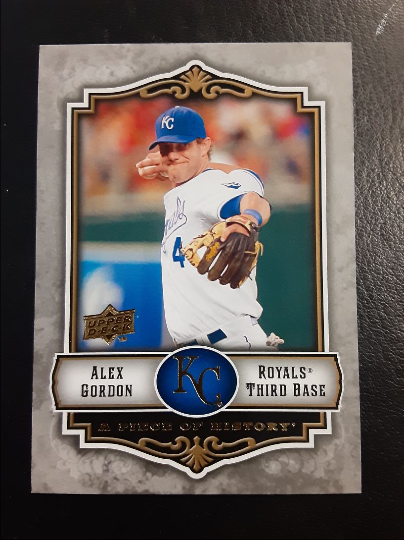 2009 Upper Deck A Piece of History Alex Gordon