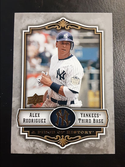 2009 Upper Deck A Piece of History Alex Rodriguez