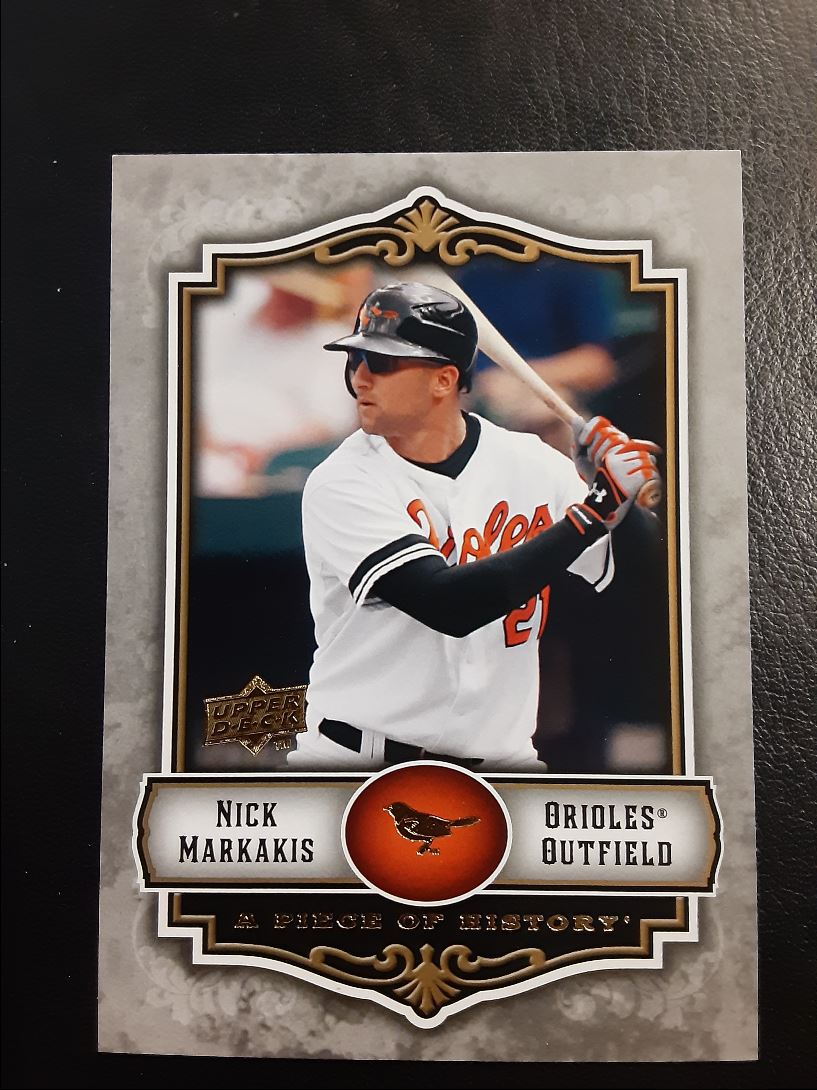 2009 Upper Deck A Piece of History Nick Markakis