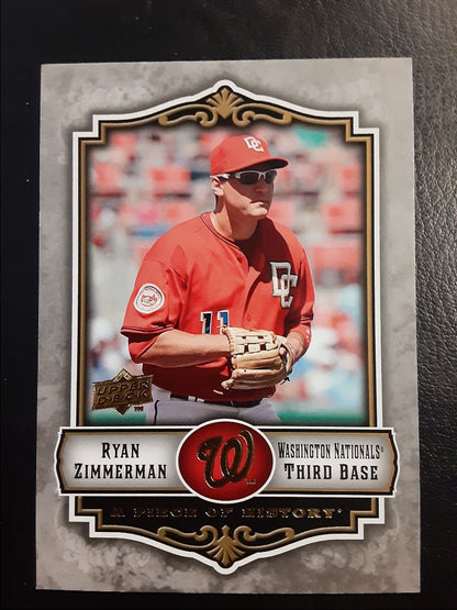 2009 Upper Deck A Piece of History Ryan Zimmerman