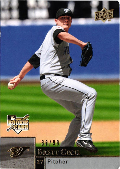 2009 Upper Deck Update Gold Brett Cecil