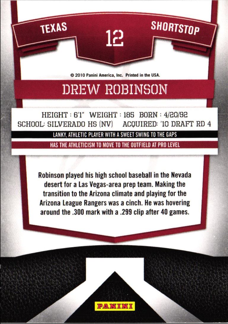 2010 Donruss Elite Extra Edition Drew Robinson