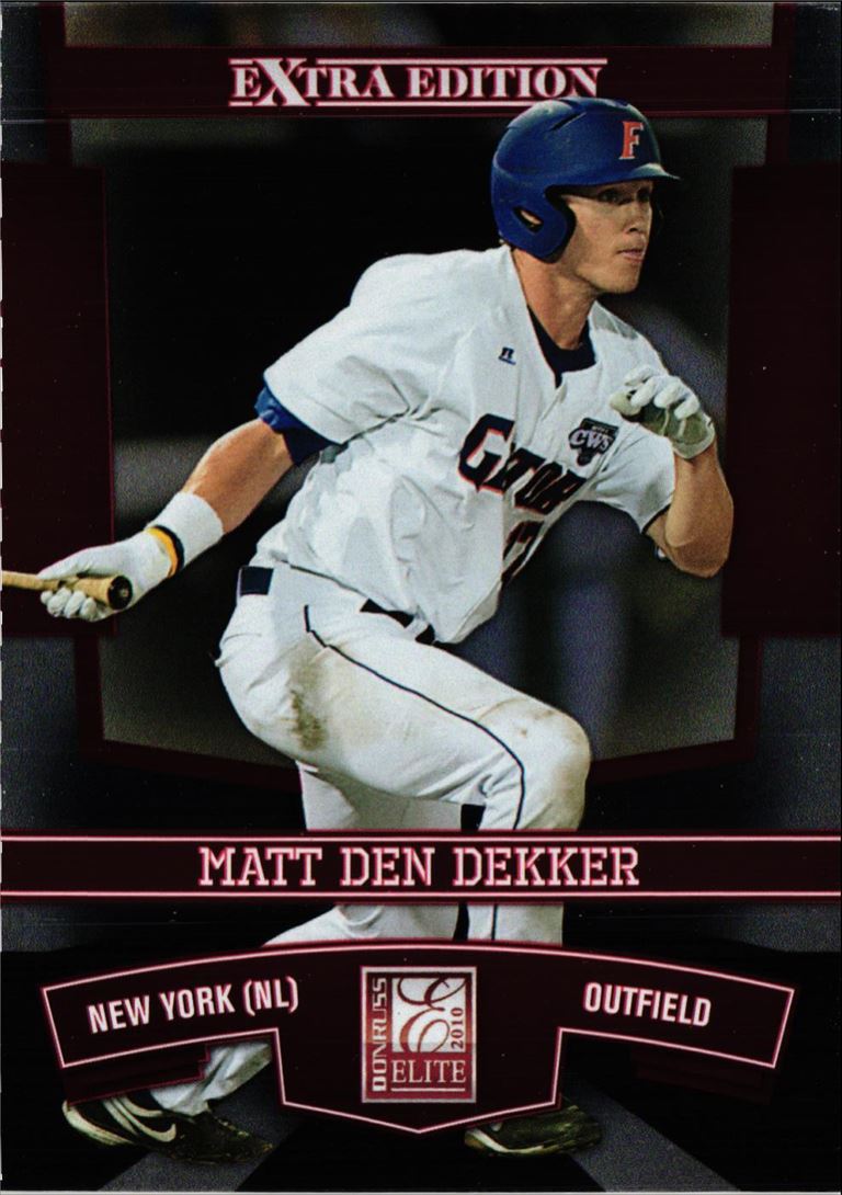 2010 Donruss Elite Extra Edition Matt den Dekker