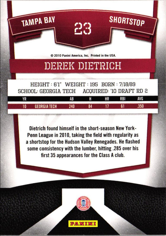 2010 Donruss Elite Extra Edition Derek Dietrich