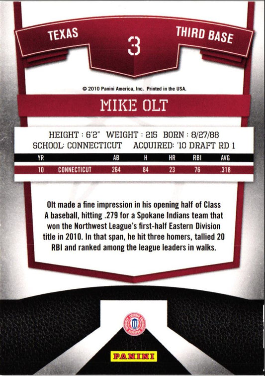 2010 Donruss Elite Extra Edition Mike Olt