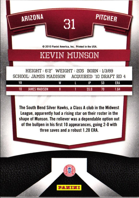 2010 Donruss Elite Extra Edition Kevin Munson