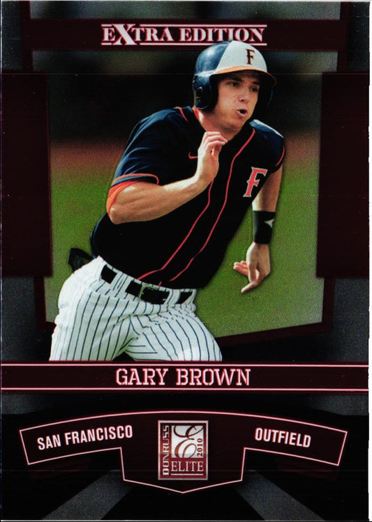 2010 Donruss Elite Extra Edition Gary Brown