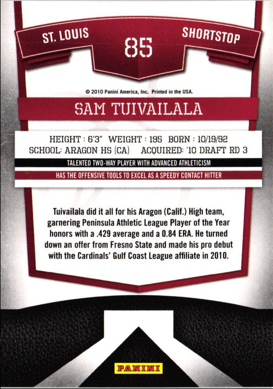 2010 Donruss Elite Extra Edition Sam Tuivailala