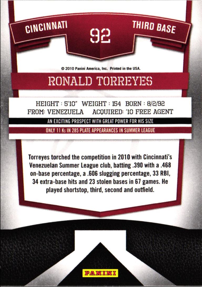 2010 Donruss Elite Extra Edition Ronald Torreyes