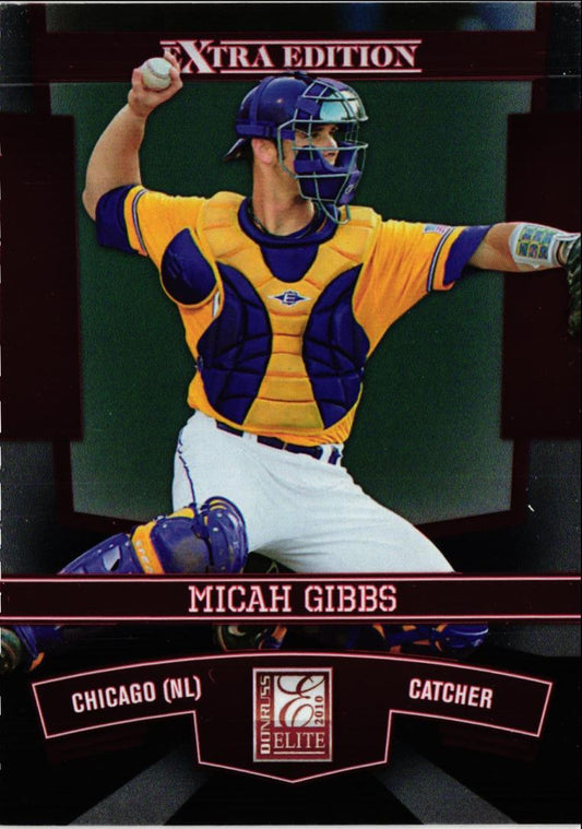 2010 Donruss Elite Extra Edition Micah Gibbs