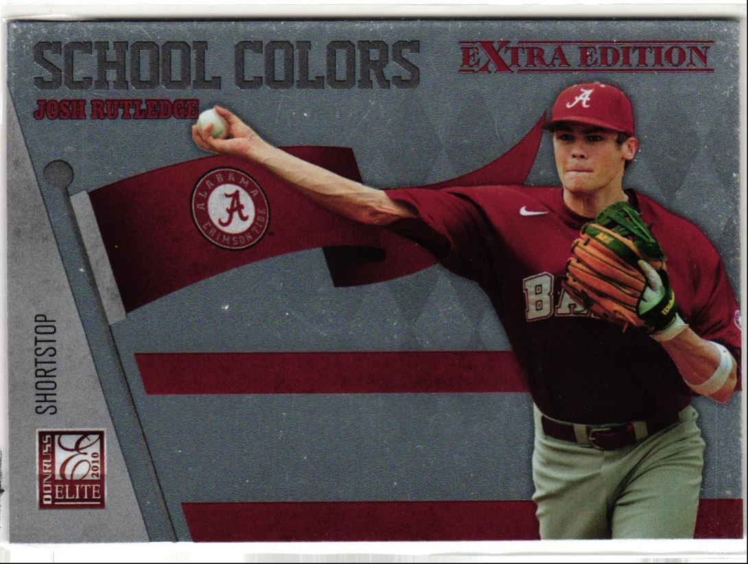 2010 Donruss Elite Extra Edition School Colors Josh Rutledge