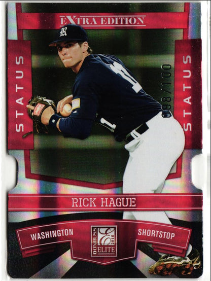 2010 Donruss Elite Extra Edition Status Rick Hague