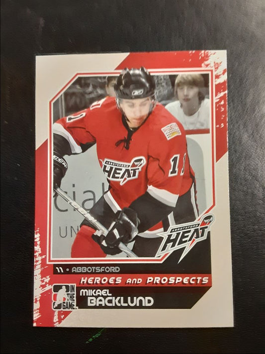 2010 In The Game Heroes and Prospects Mikael Backlund