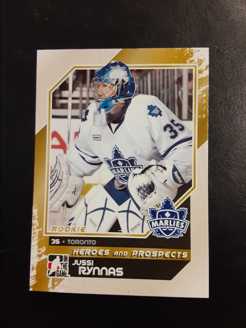 2010 In The Game Heroes and Prospects Jussi Rynnas