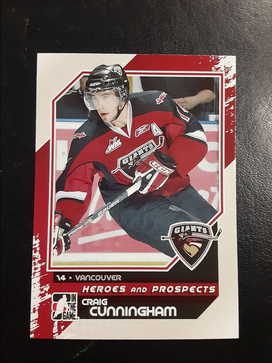 2010 In The Game Heroes and Prospects Craig Cunningham