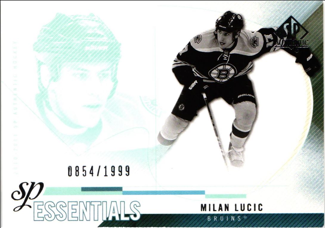 2010 SP Authentic Milan Lucic