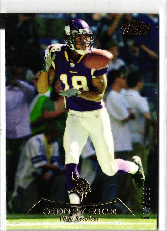 2010 Topps Prime Sidney Rice