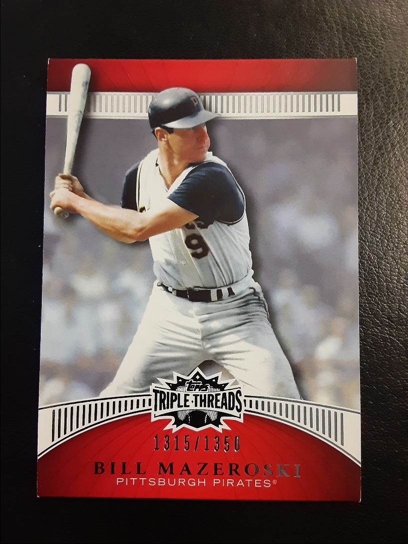 2010 Topps Triple Threads Bill Mazeroski