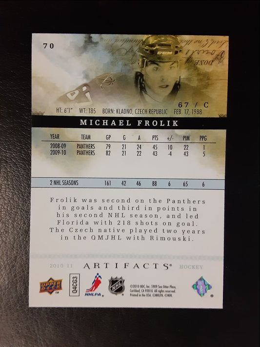 2010 Upper Deck Artifacts Michael Frolik