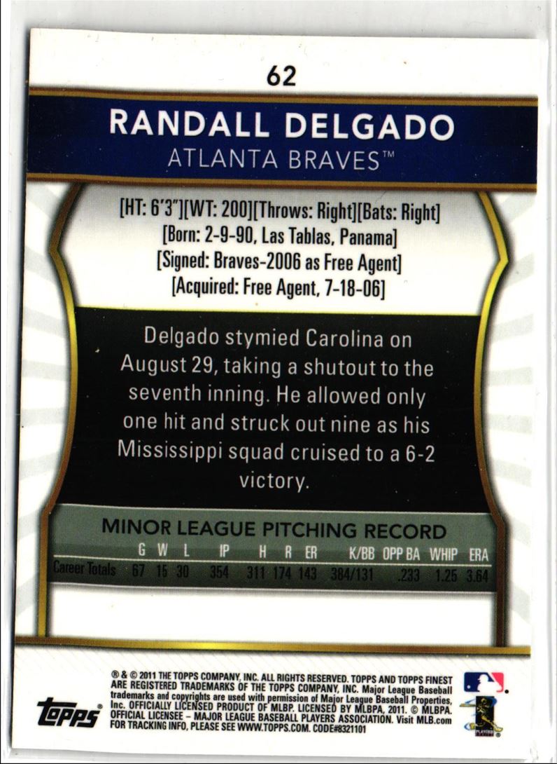 2011 Finest Randall Delgado