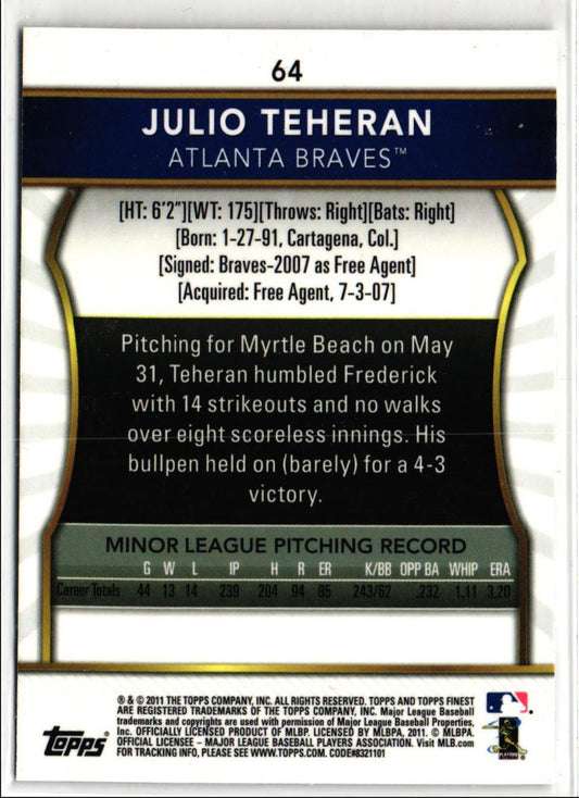 2011 Finest Julio Teheran