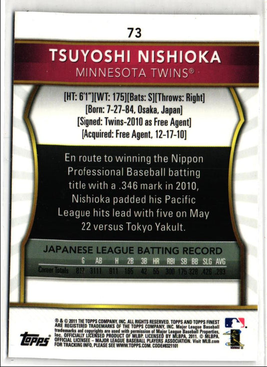 2011 Finest Tsuyoshi Nishioka