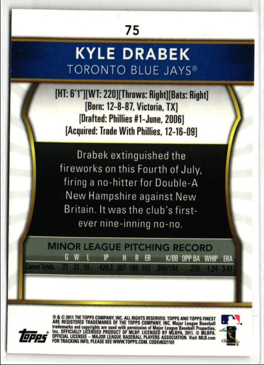 2011 Finest Kyle Drabek