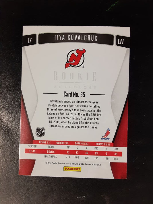 2011 Panini Rookie Anthology Ilya Kovalchuk