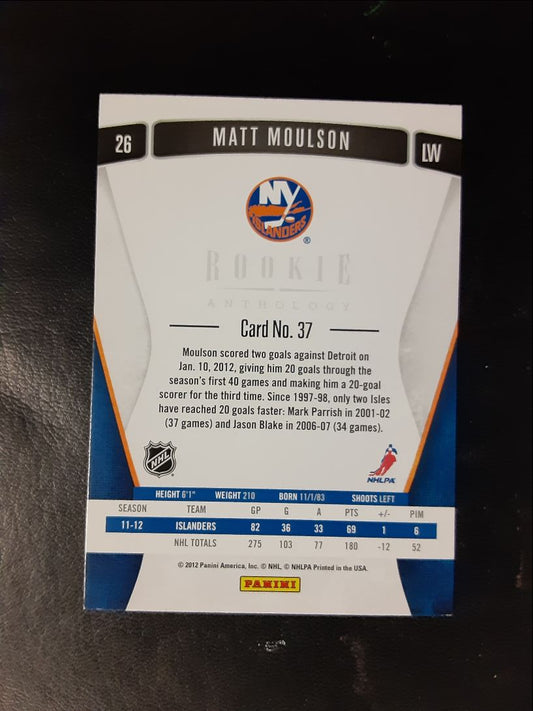 2011 Panini Rookie Anthology Matt Moulson