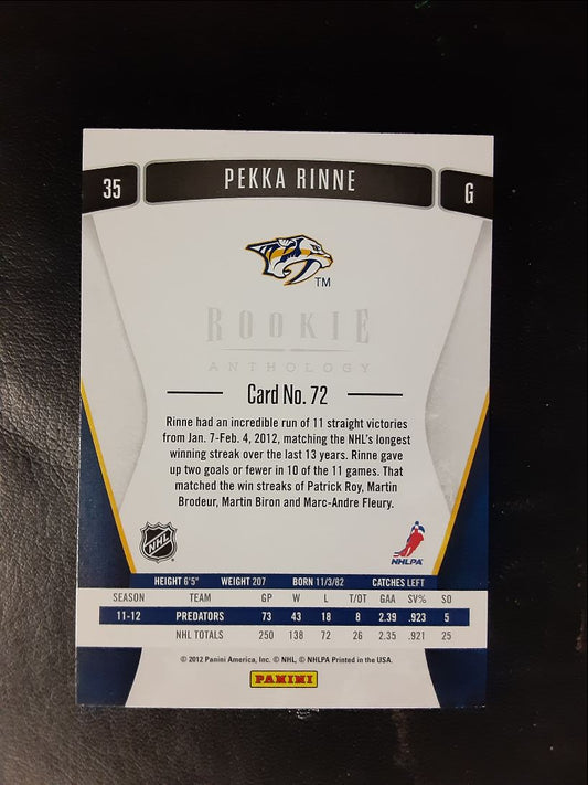 2011 Panini Rookie Anthology Pekka Rinne