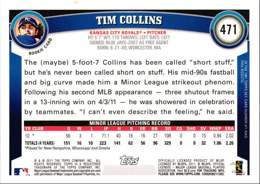 2011 Topps Diamond Anniversary Tim Collins