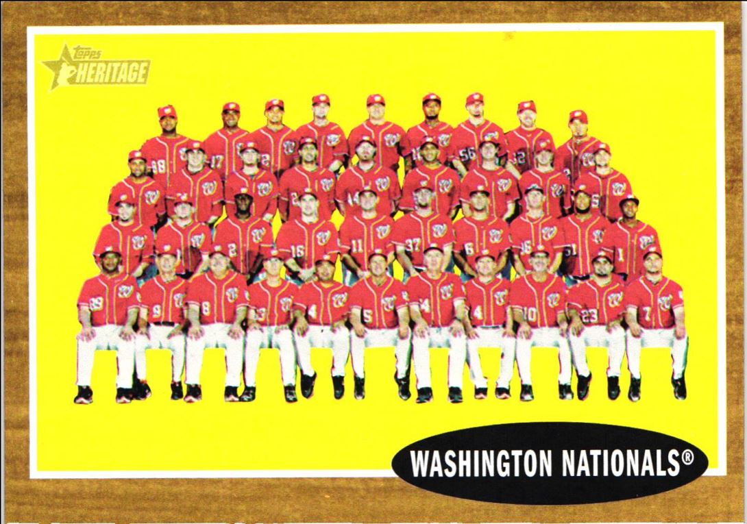 2011 Topps Heritage Washington Nationals
