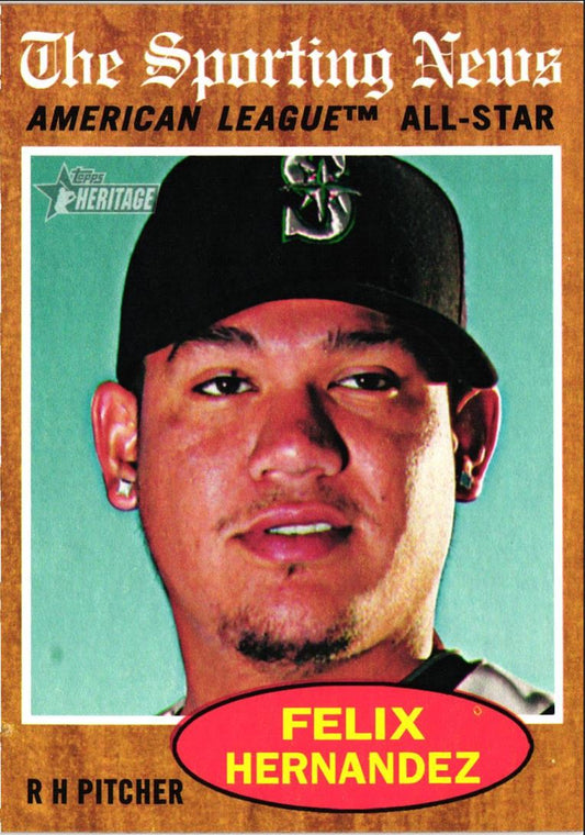 2011 Topps Heritage Felix Hernandez