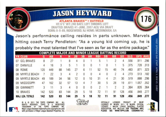 2011 Topps Opening Day Jason Heyward