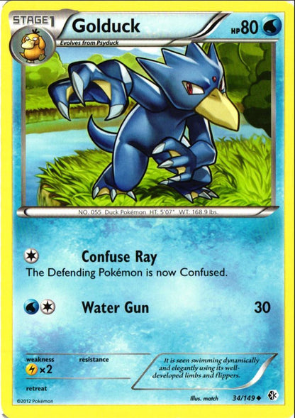 2012 Black & White - Boundaries Crossed Golduck