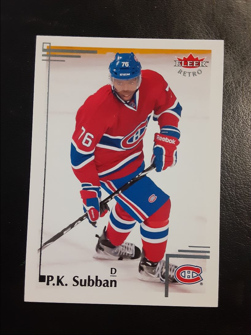 2012 Fleer Retro P.K. Subban