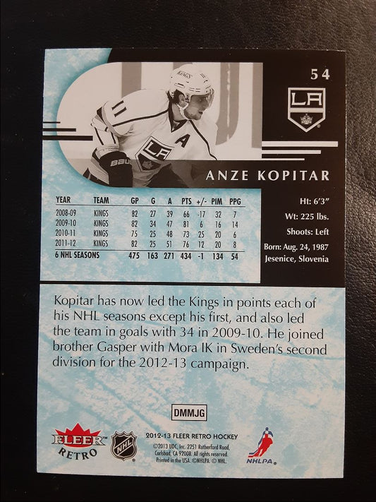 2012 Fleer Retro Anze Kopitar