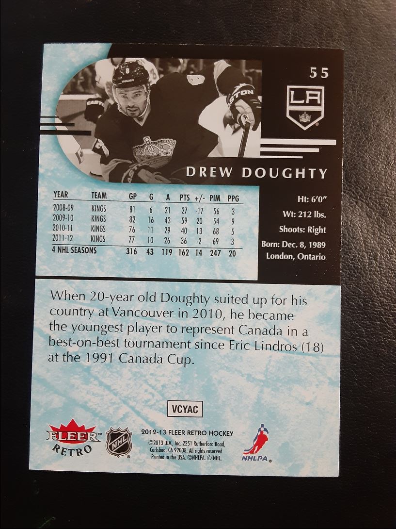 2012 Fleer Retro Drew Doughty