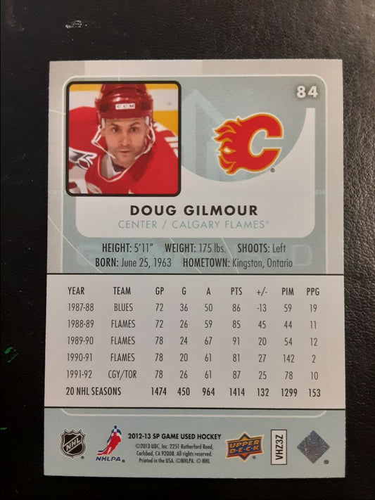 2012 SP Game Used Doug Gilmour