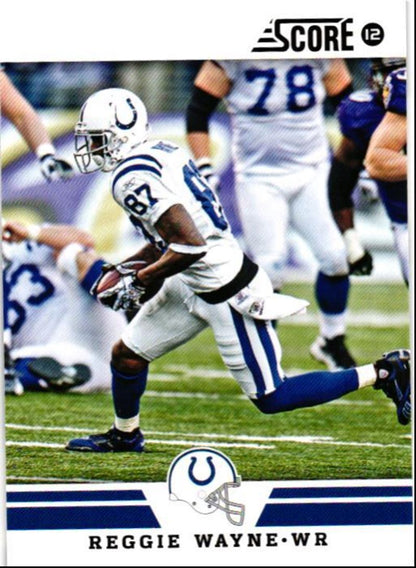 2012 Score Reggie Wayne