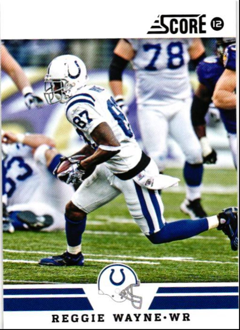 2012 Score Reggie Wayne