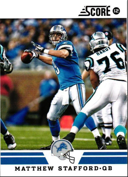 2012 Score Matthew Stafford