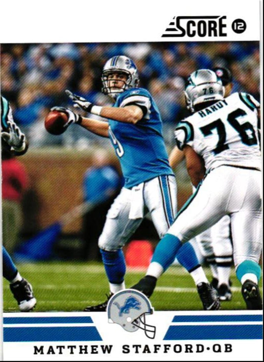 2012 Score Matthew Stafford