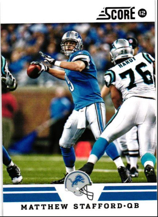2012 Score Matthew Stafford