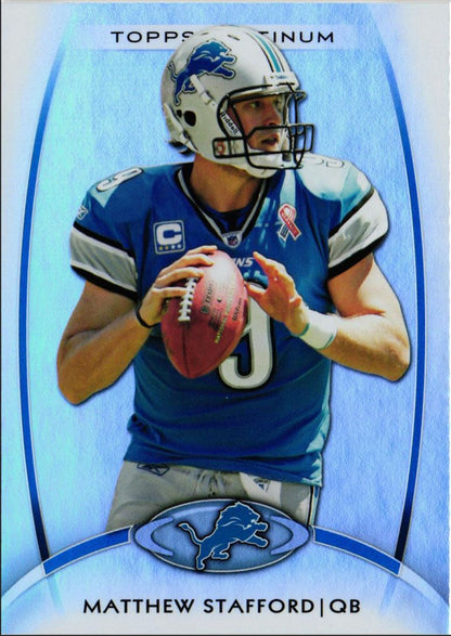 2012 Topps Platinum Matthew Stafford