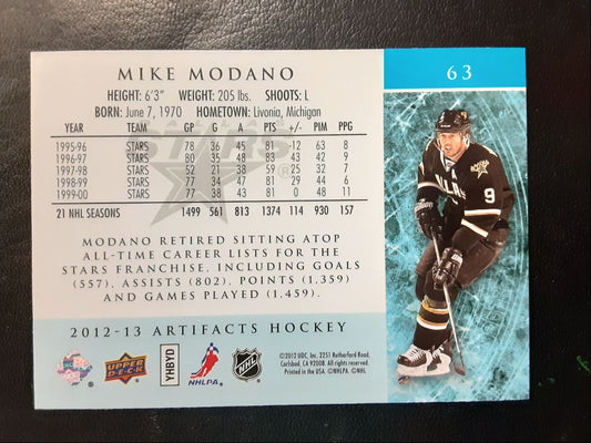 2012 Upper Deck Artifacts Mike Modano